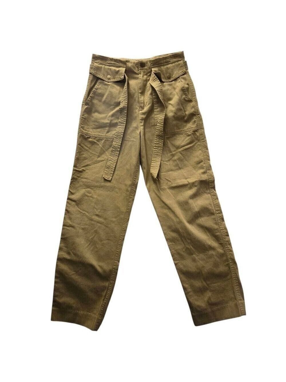 Banana Republic High Rise Utility Pants | Safari Cargo Crop Trousers | Size 4